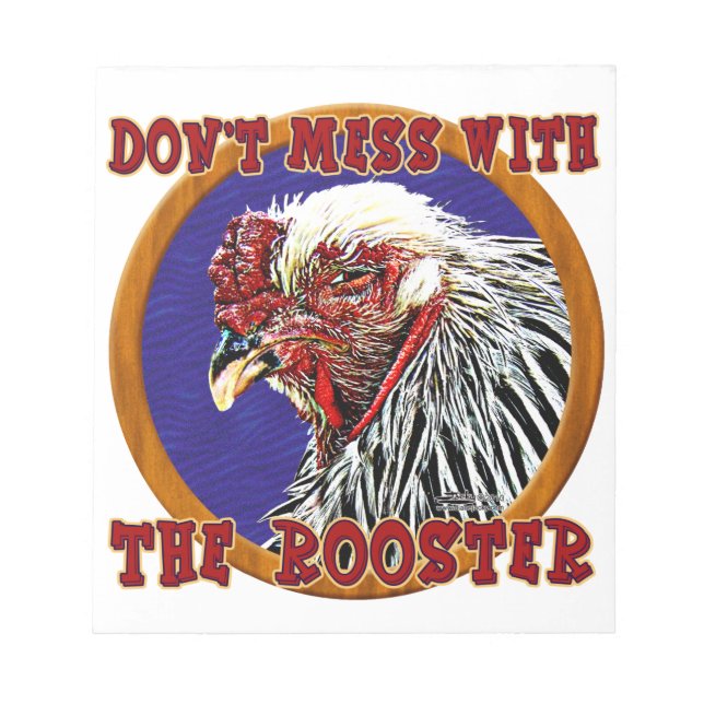 Old Rooster Notepad (Front)