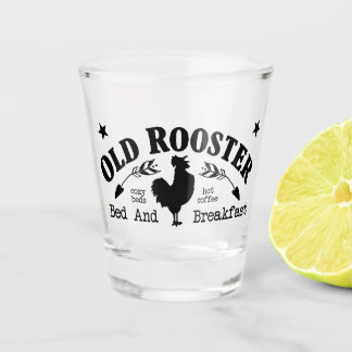 Old Rooster Shot Glass