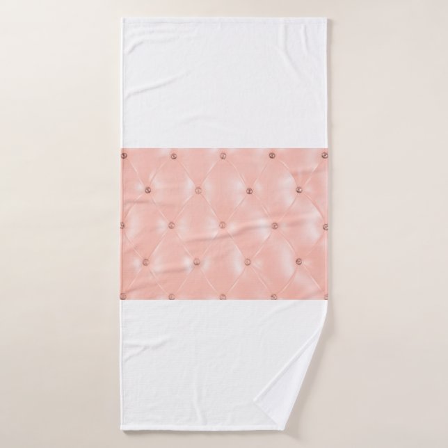 Old rose, pink, Background and texture with Leathe Bath Towel (Bath Towel)