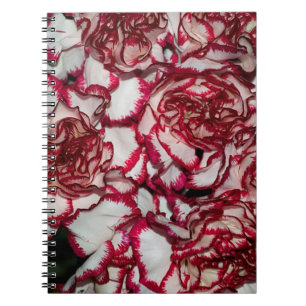 Old rose, pink, Background and texture with Leathe Notebook
