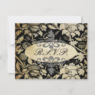 Old Rose RSVPs require 5x7 wedding invitations
