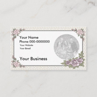 Old Roses Template Business Card