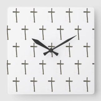 Old Rugged Cross Wall Clock