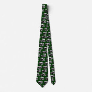 Old Russian Camera - Dark Green Tie