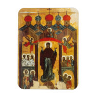 Old Russian icon The Intercession