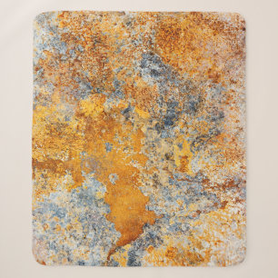 Old rust texture, grunge metallic background. sherpa blanket