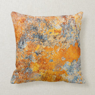 Old rust texture. Grunge rusted metal background. Cushion