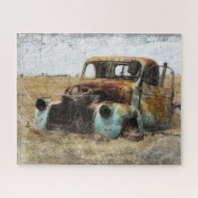 Old Rusted Vintage Truck Jigsaw Puzzle (Horizontal)