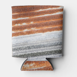 Old Rusted Zinc Surface Texture Can Cooler