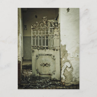 Old rusty door in Mayen, Germany Postcard