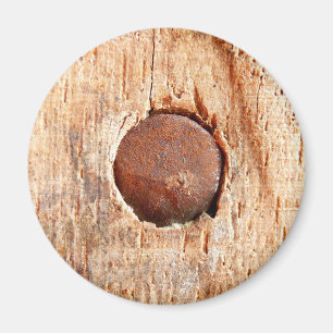Old Rusty Nail Fridge Magnet