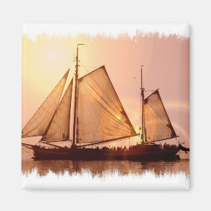 Old Sailing Ships Magnet