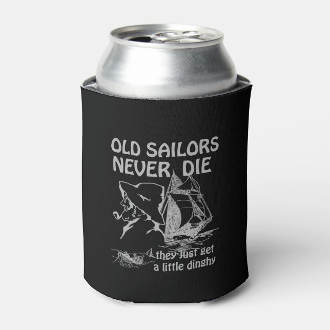 Old Sailors Funny Can Cooler (Can Front)