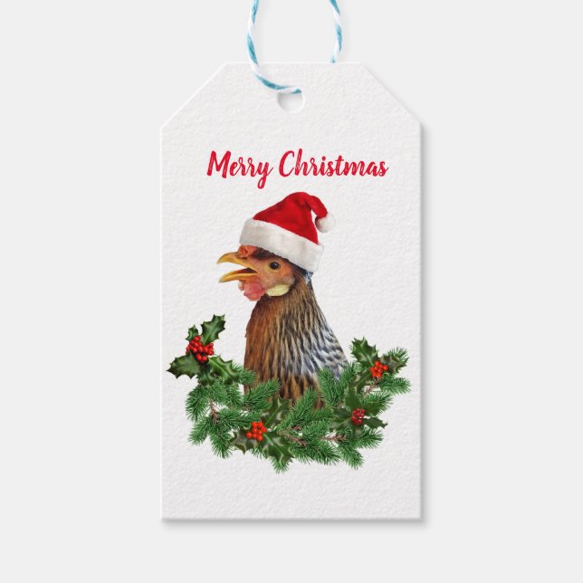 Old Saint Chick Gift Tags (Front)