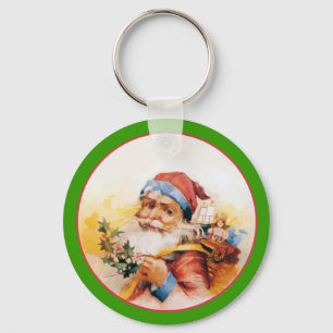 OLD SAINT NICK KEY RING
