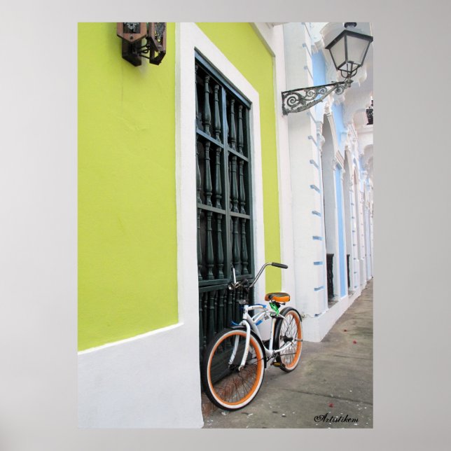 Old San Juan Bike Poster (Front)