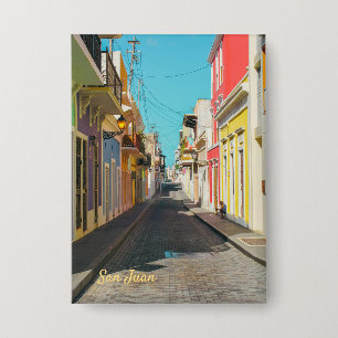 Old San Juan Cobblestone Street Photography
