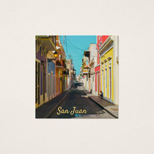 Old San Juan Cobblestone Street Photography