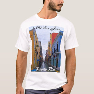 Old San Juan Puerto Rico Colourful Houses T-Shirt