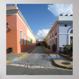 Old San Juan Puerto Rico Framed Photo Poster