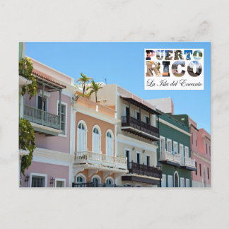 Old San Juan Puerto Rico Postcard