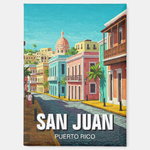 Old San Juan Puerto Rico Travel Magnet
