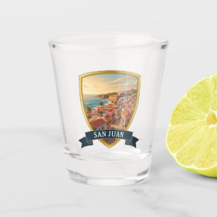 Old San Juan Puerto Rico Travel Shot Glass