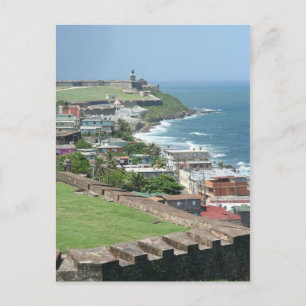 Old San Juan Shore Postcard