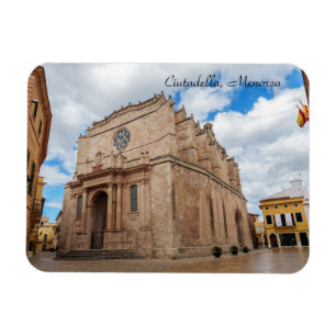 Old Santa Maria Cathedral in Ciutadella - Menorca, Magnet
