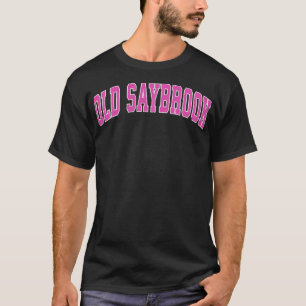 Old Saybrook Connecticut CT Vintage Sports Design  T-Shirt