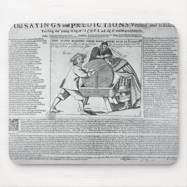 Old Sayings and Predictions Mouse Pad (Front)