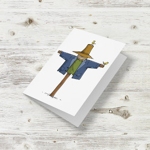 Old Scarecrow Card