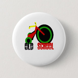 Old School 6 Cm Round Badge