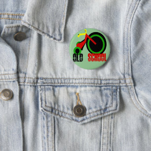 Old School 6 Cm Round Badge