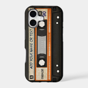 Old School 80s DJ Music Cassette Tape Pattern