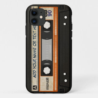 Old School 80s DJ Music Cassette Tape Pattern Case-Mate iPhone Case
