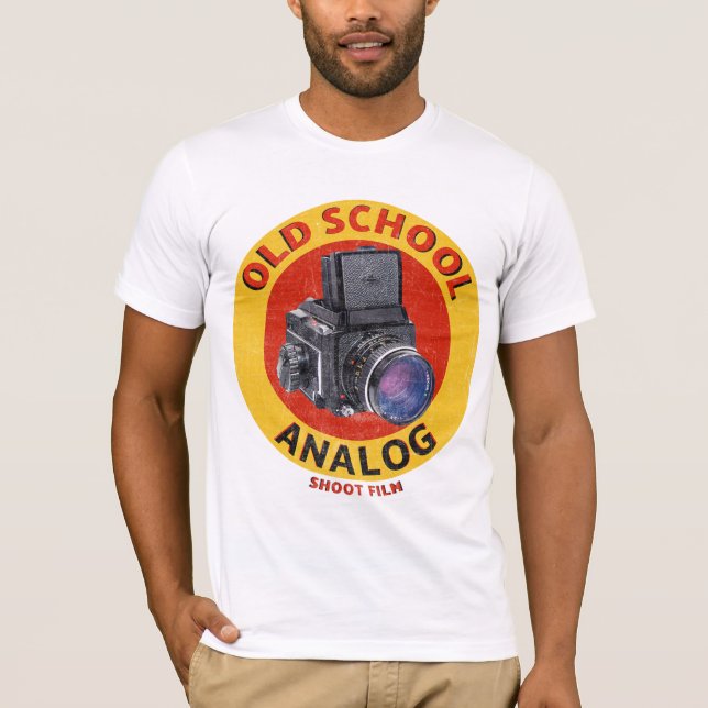 Old School Analog Photography T-Shirt (Front)