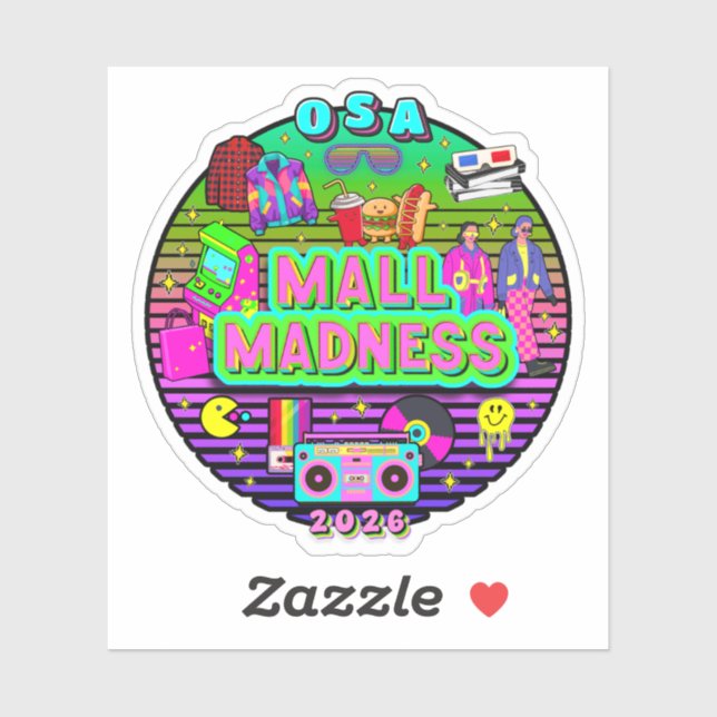 Old School April 2026 Logo Sticker (Sheet)