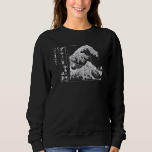 Old School Authentic Japanese Kanagawa The Great W Sweatshirt