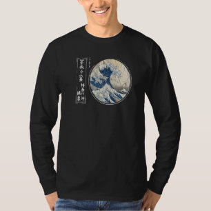 Old School Authentic Japanese Kanagawa The Great W T-Shirt