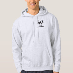 Old School Barbell Club Squat Apparel for Lifters Hoodie