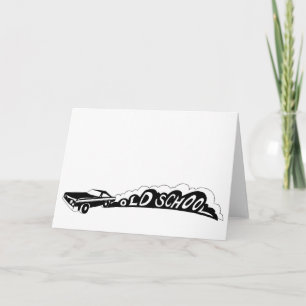 Old School Camaro - Greeting Cards - Blank Inside