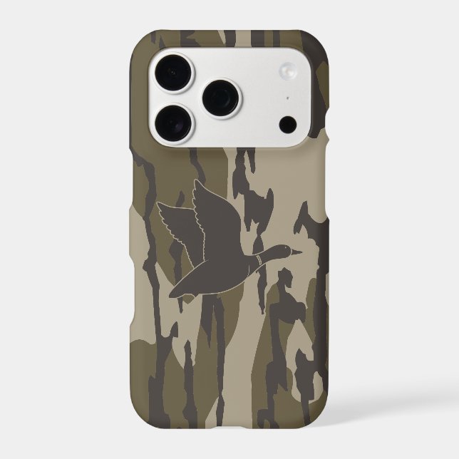  Old School Camo Duck Hunting Bottom Lands (Back)