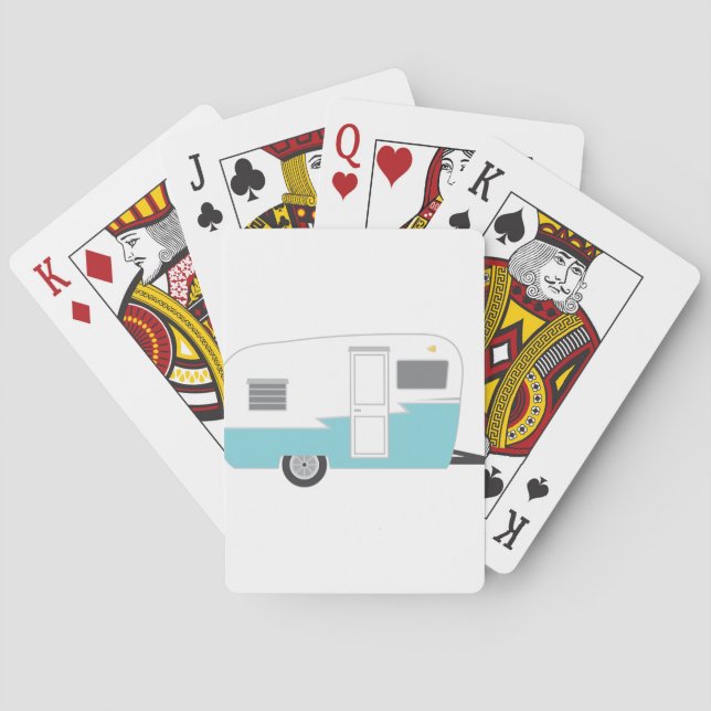 Old School Camper Playing Cards (Back)