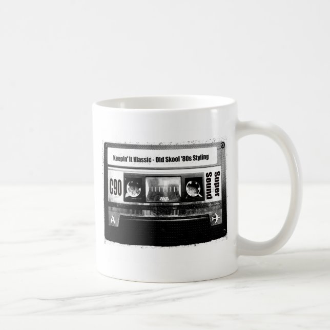 Old School Cassette Coffee Mug (Right)