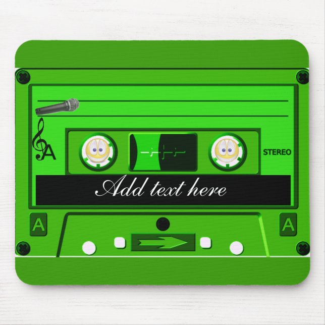 Old School,Cassette_ Mouse Pad (Front)