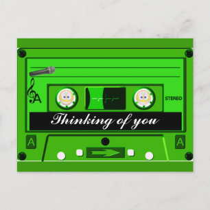 Old School,Cassette_ Postcard