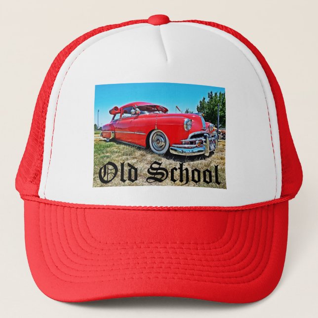 Old School Chevrolet Lowrider Bomb Car Hat (Front)