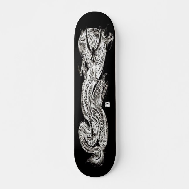 Old School Chinese Dragon XIII Skate Deck (Front)