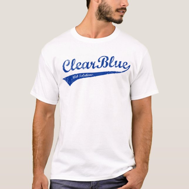 Old School ClearBlue T-Shirt (Front)